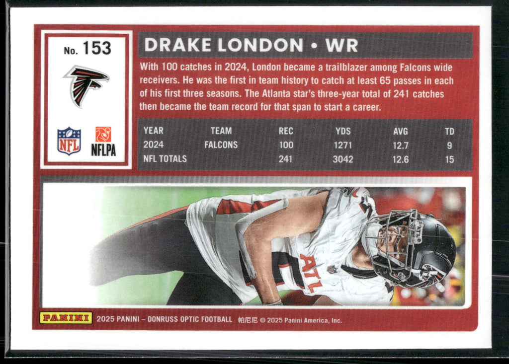 2025 Donruss Optic #153 Drake London