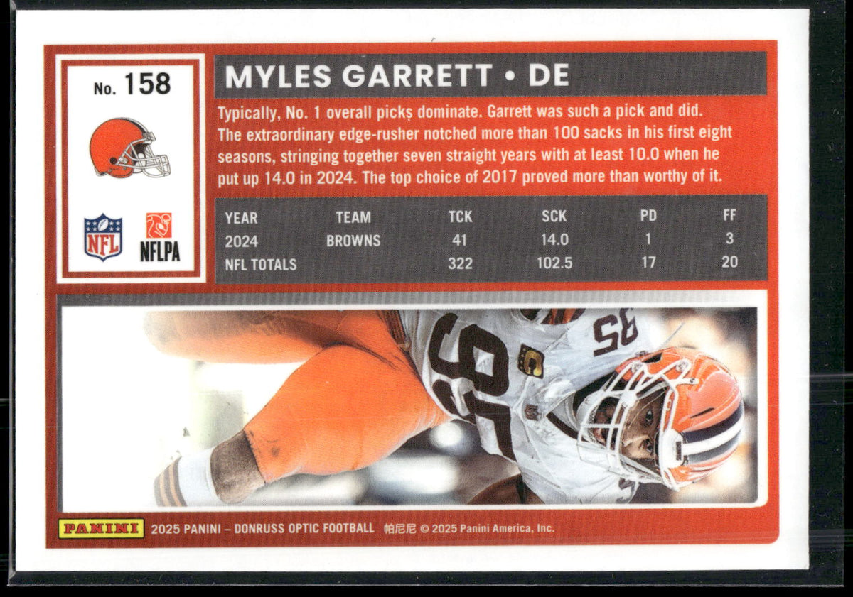 2025 Donruss Optic #158 Myles Garrett