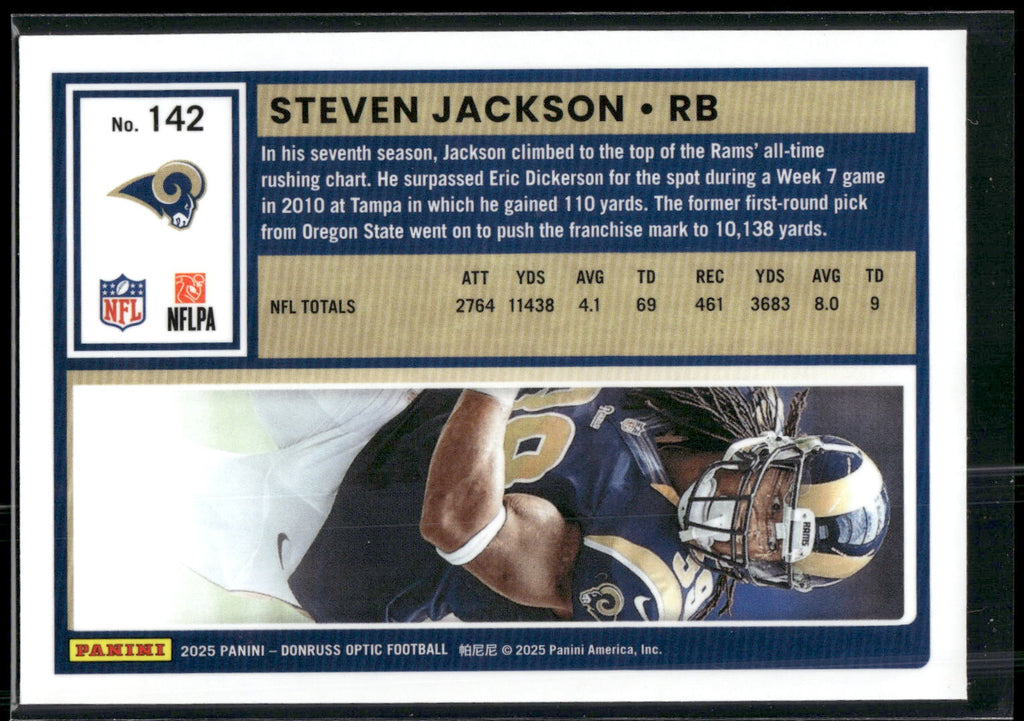 2025 Donruss Optic #142 Steven Jackson