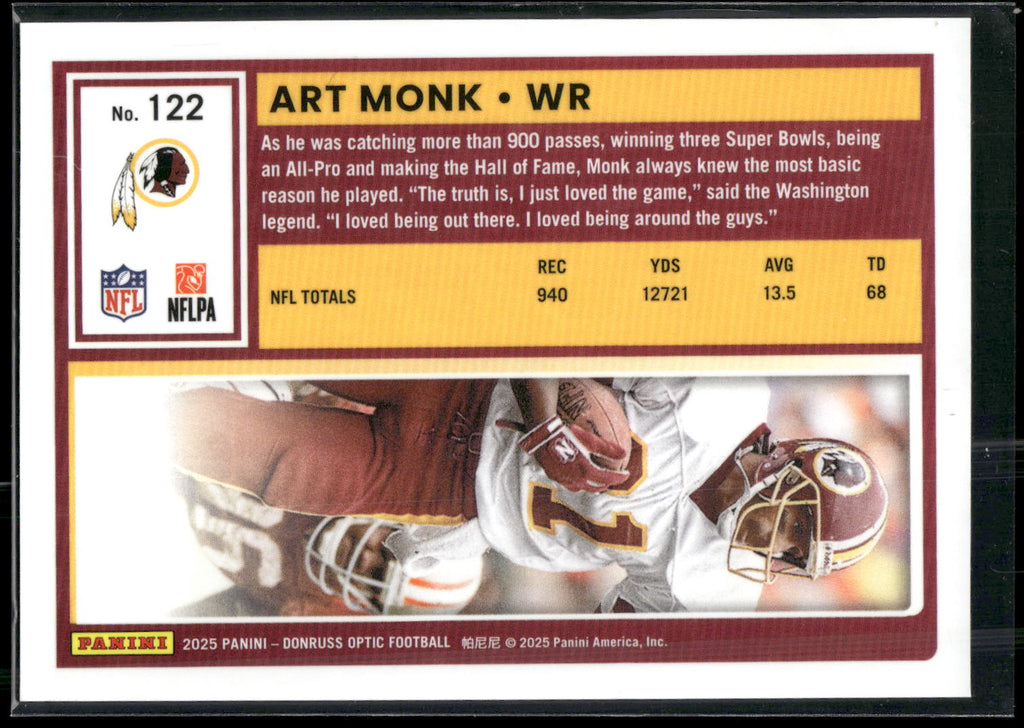 2025 Donruss Optic #122 Art Monk