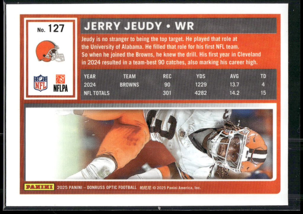 2025 Donruss Optic #127 Jerry Jeudy