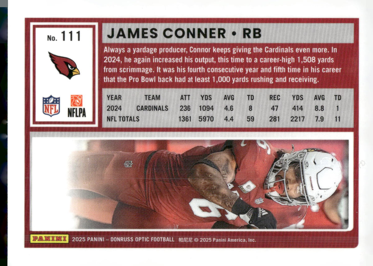 2025 Donruss Optic #111 James Conner