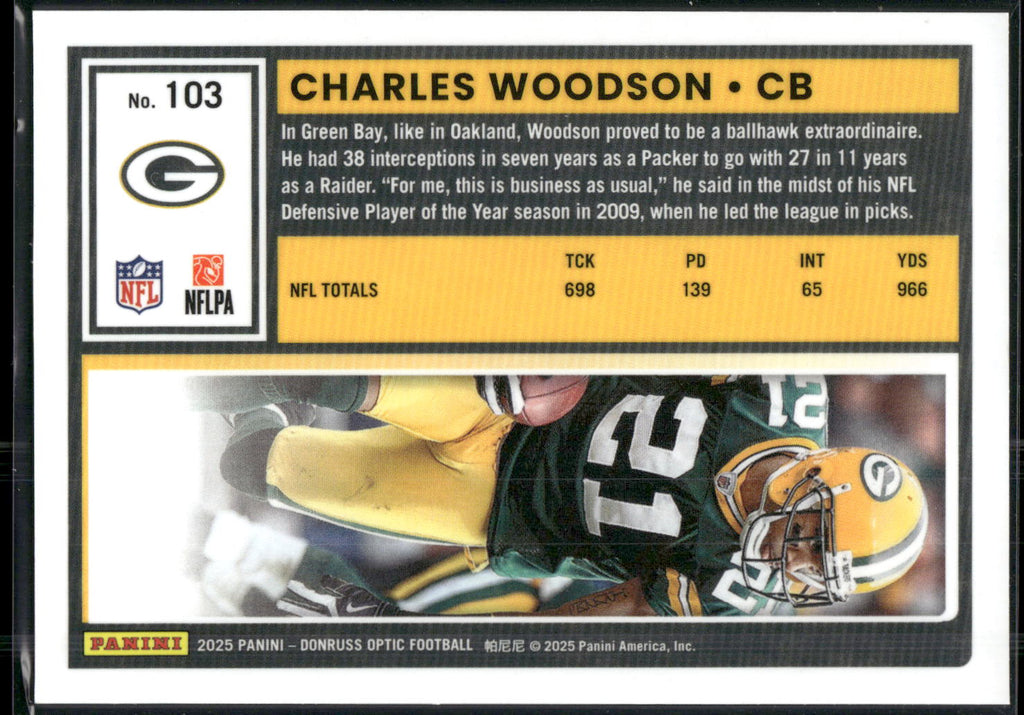 2025 Donruss Optic #103 Charles Woodson