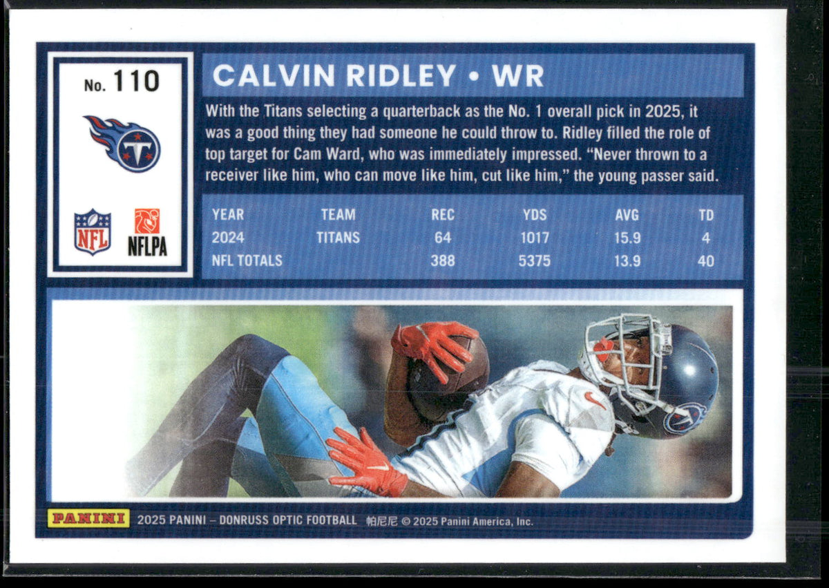 2025 Donruss Optic #110 Calvin Ridley