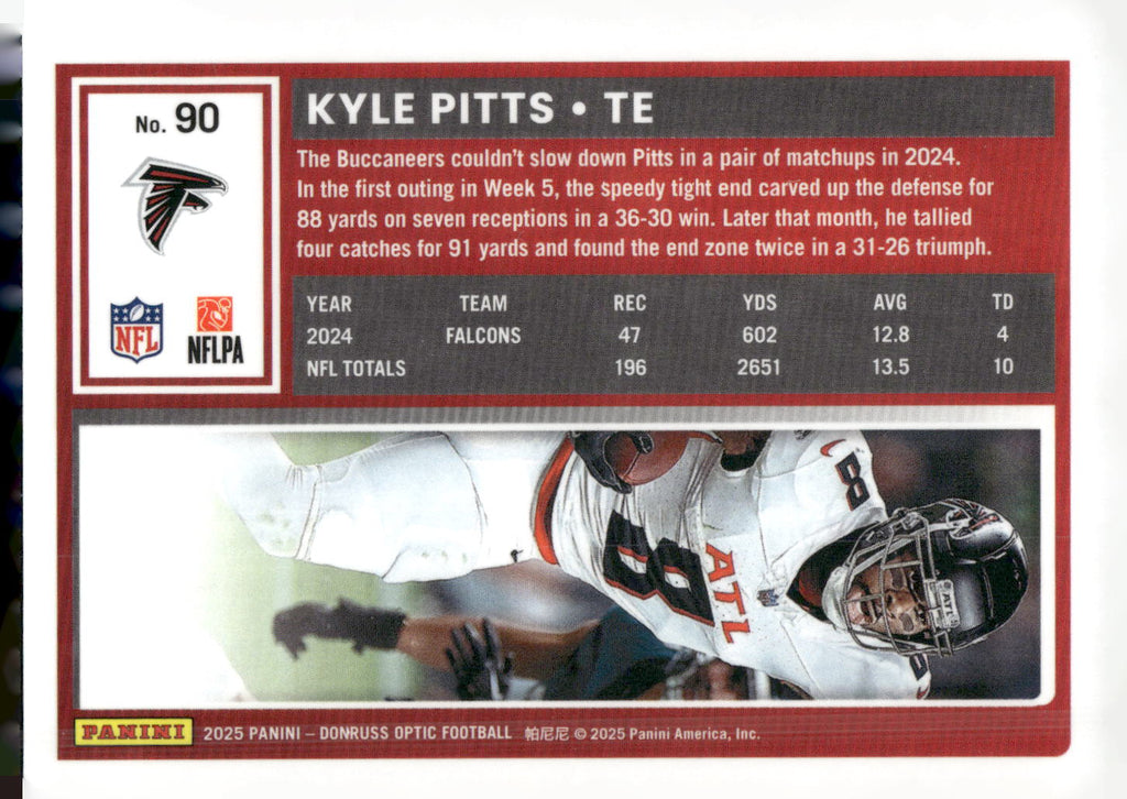 2025 Donruss Optic #90 Kyle Pitts