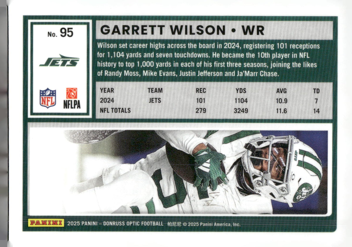 2025 Donruss Optic #95 Garrett Wilson