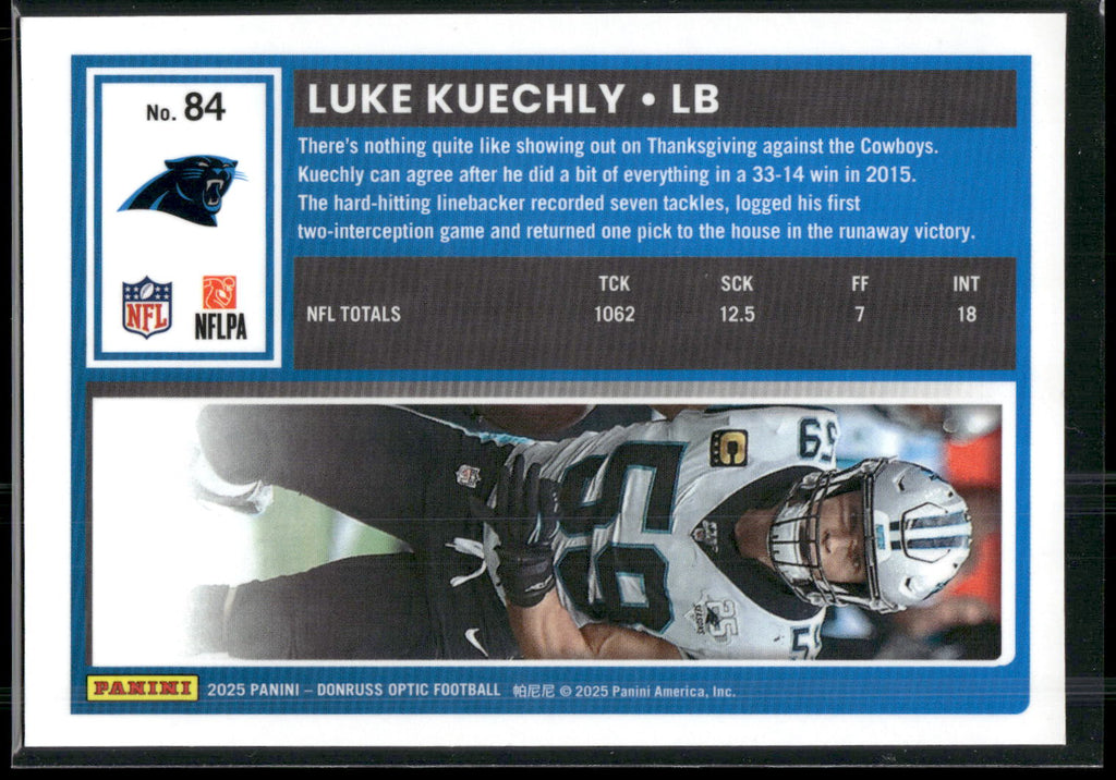 2025 Donruss Optic #84 Luke Kuechly