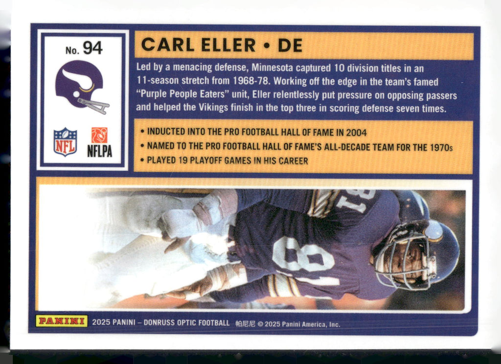 2025 Donruss Optic #94 Carl Eller