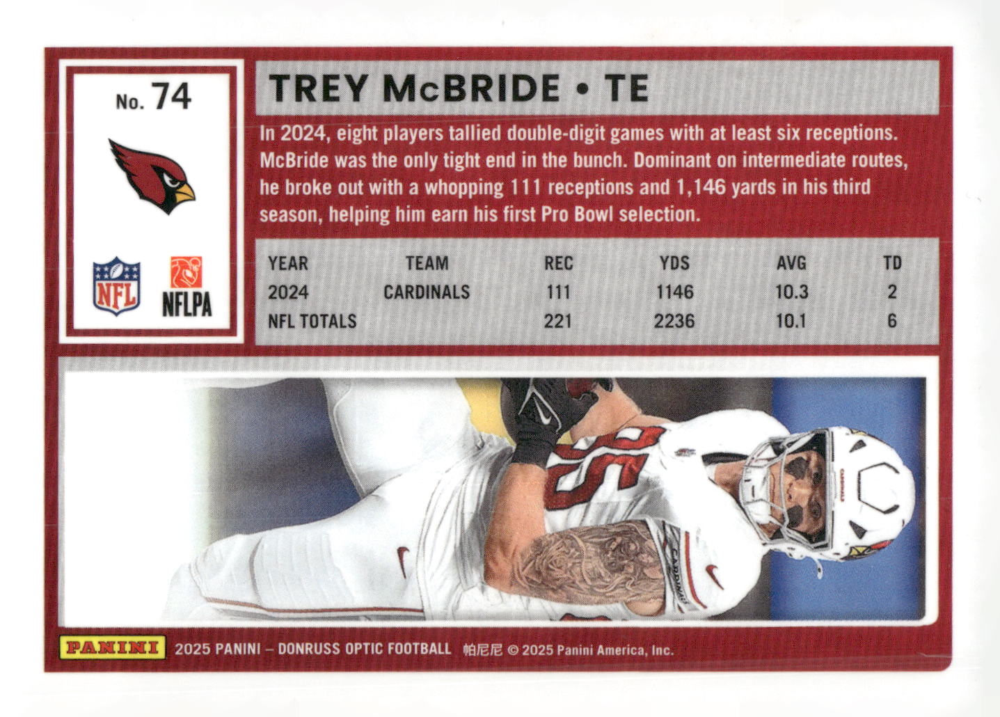 2025 Donruss Optic #74 Trey McBride