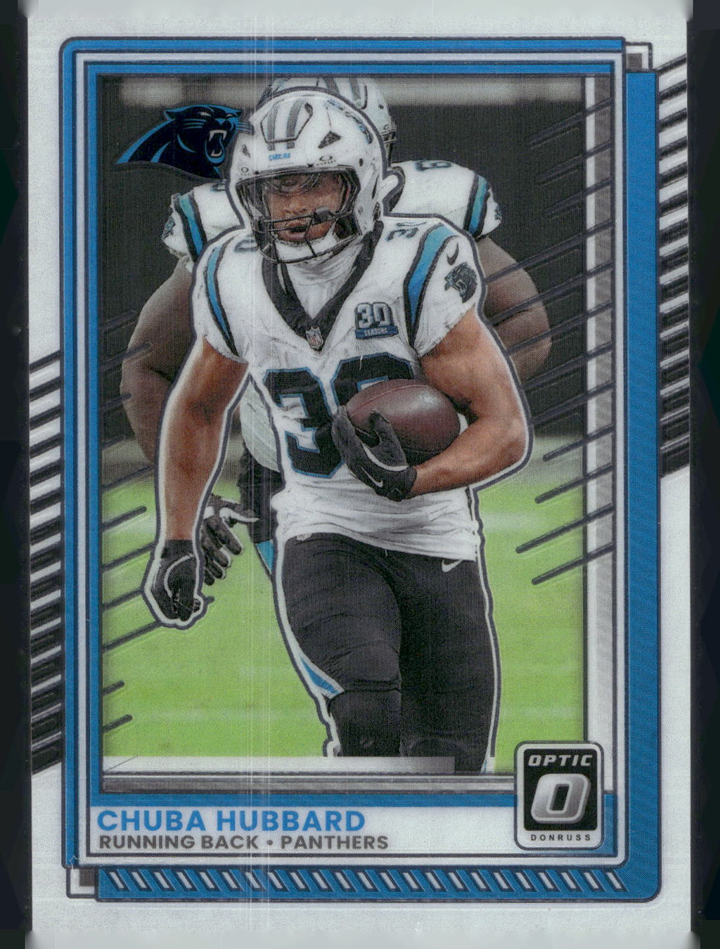 2025 Donruss Optic #62 Chuba Hubbard