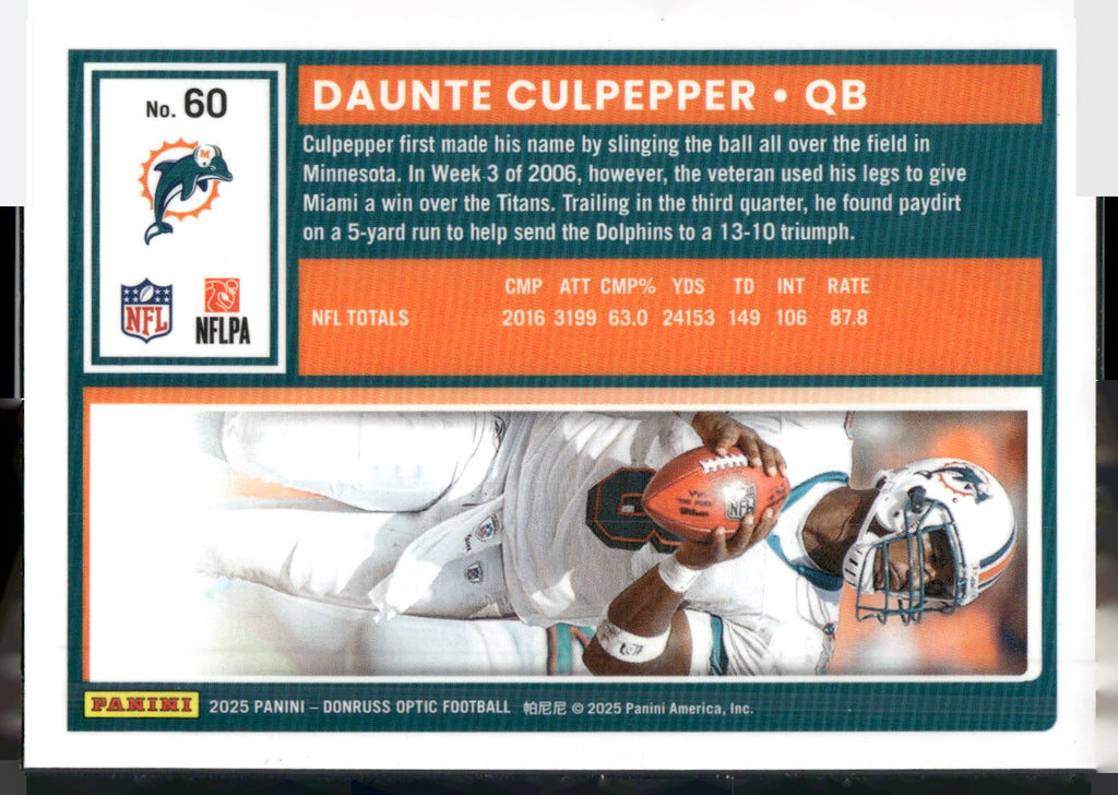 2025 Donruss Optic #60 Daunte Culpepper