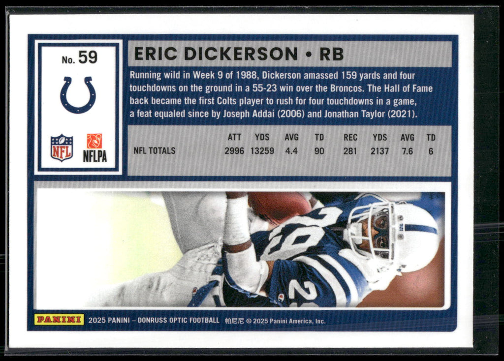 2025 Donruss Optic #59 Eric Dickerson