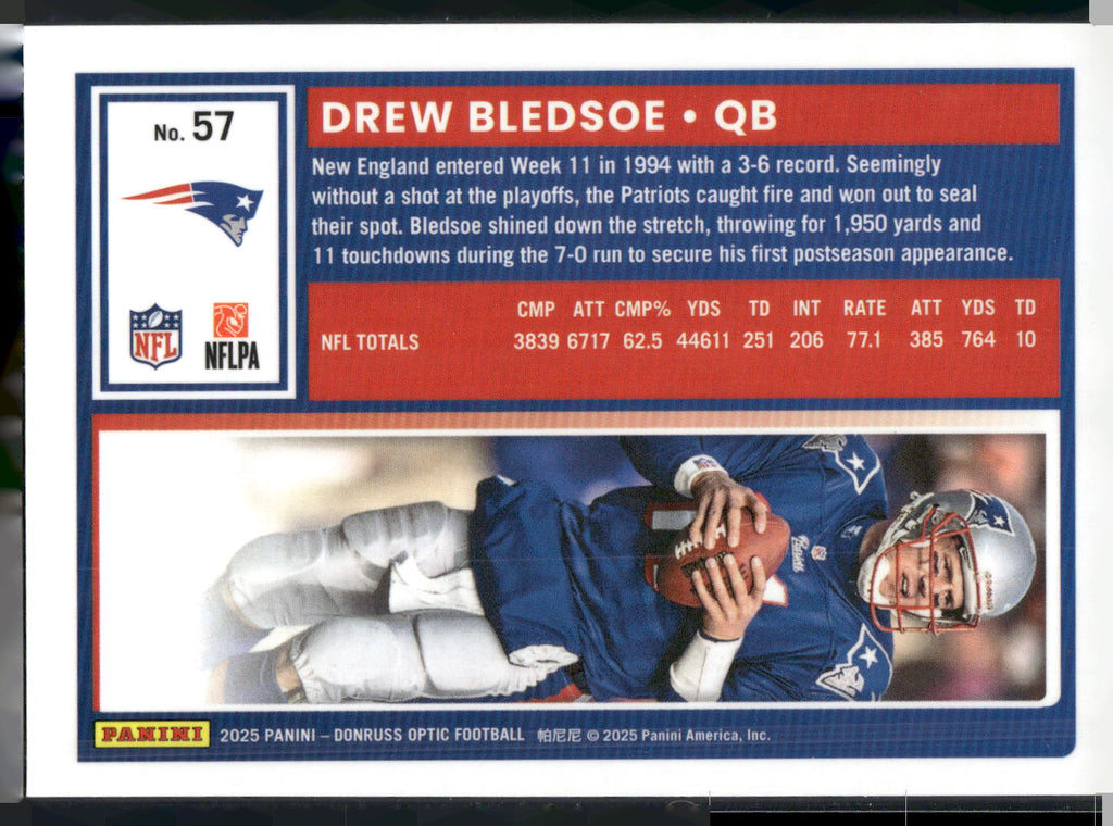2025 Donruss Optic #57 Drew Bledsoe