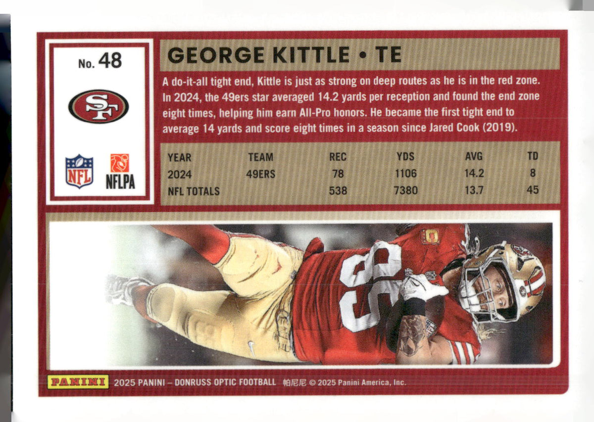 2025 Donruss Optic #48 George Kittle