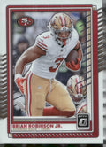 2025 Donruss Optic #25 Brian Robinson Jr.