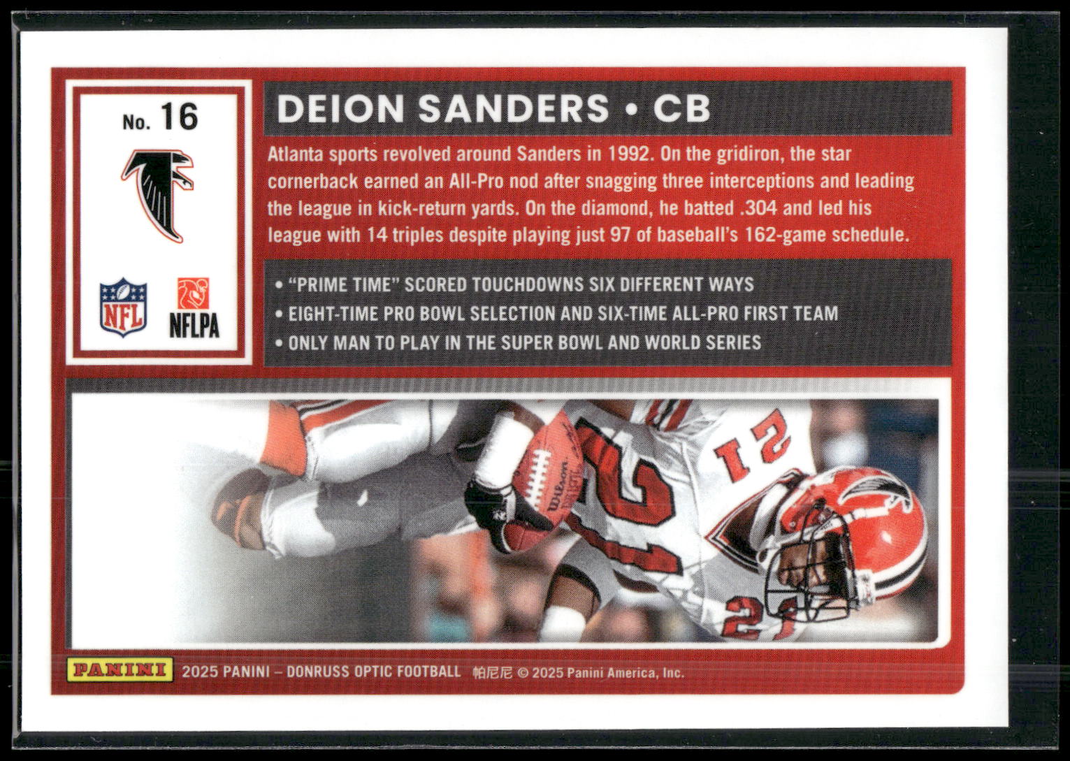 2025 Donruss Optic #16 Deion Sanders