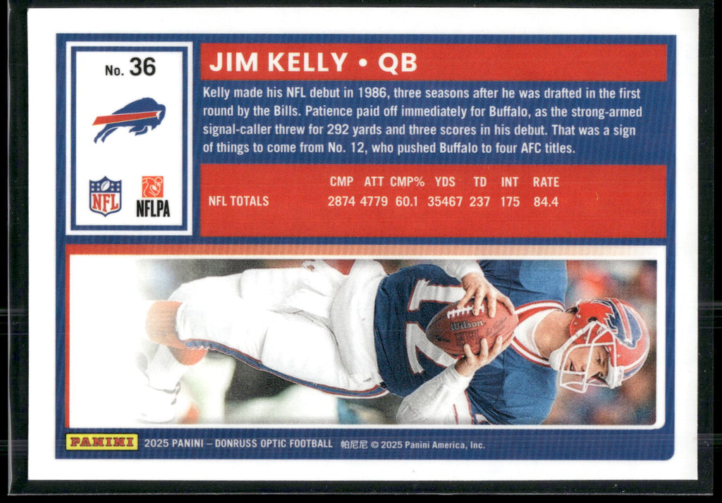 2025 Donruss Optic #36 Jim Kelly