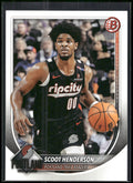 2025-26 Bowman #109 Scoot Henderson