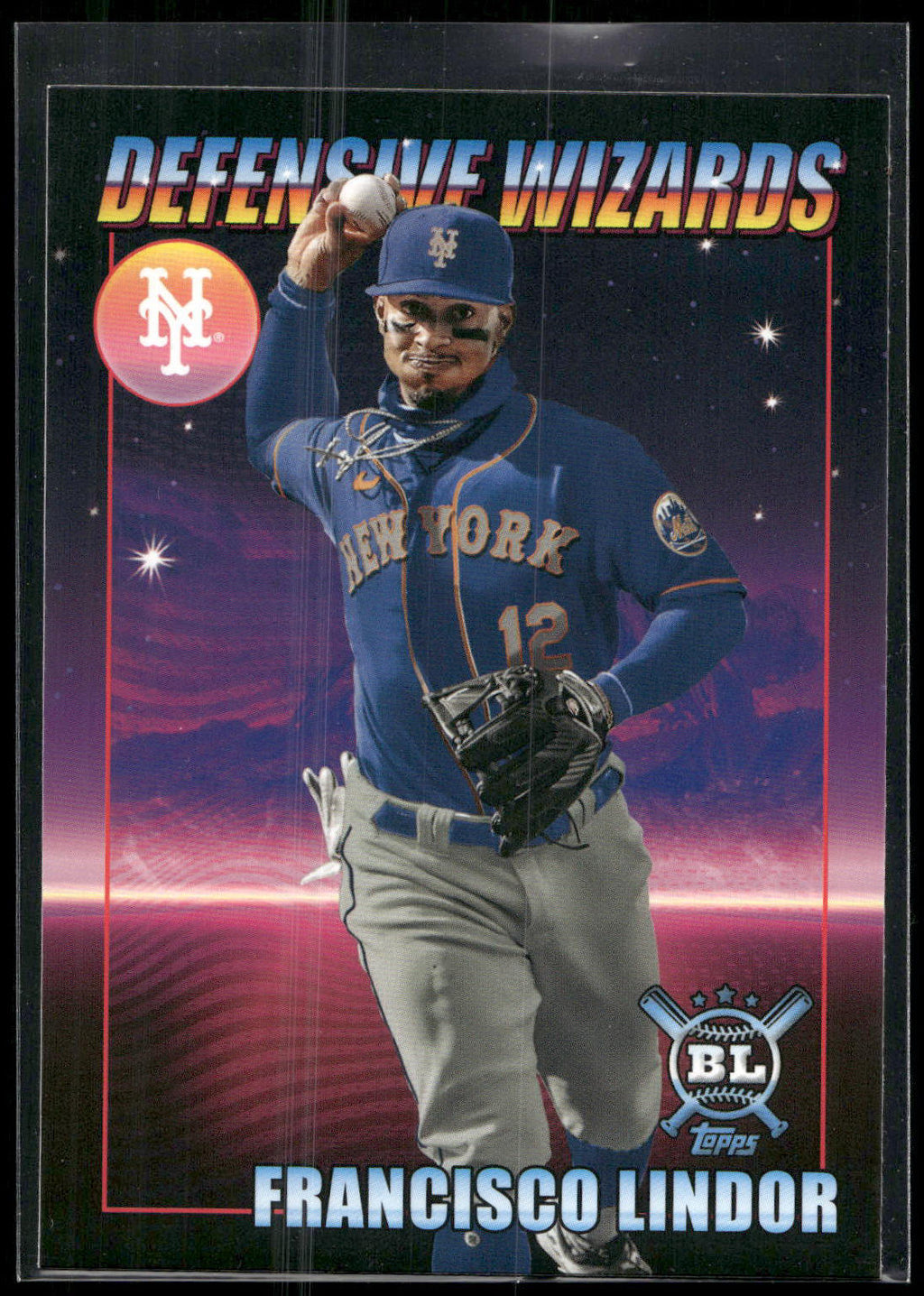 2021 Topps Big League #DW-5 Francisco Lindor Defensive Wizards