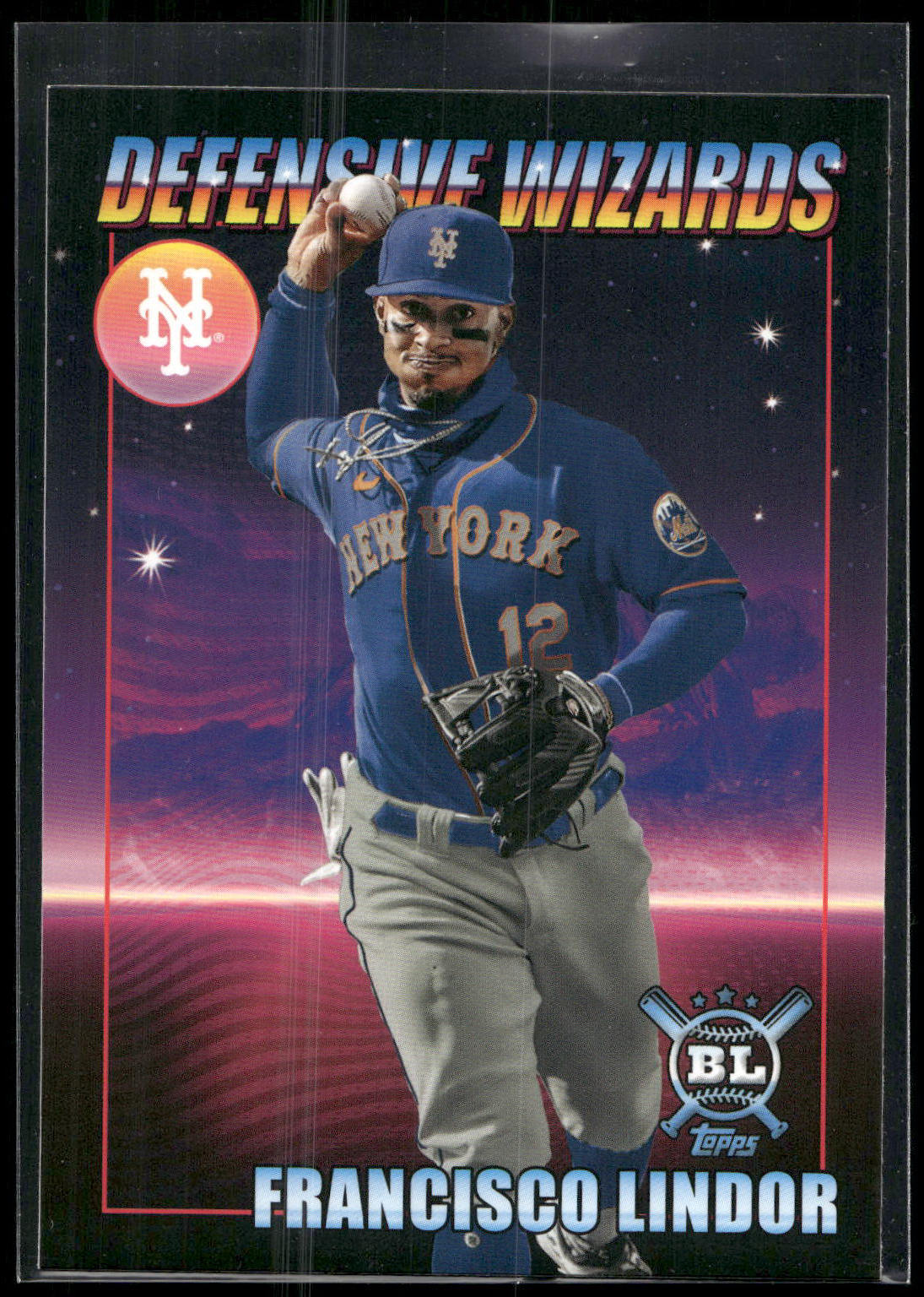 2021 Topps Big League #DW-5 Francisco Lindor Defensive Wizards