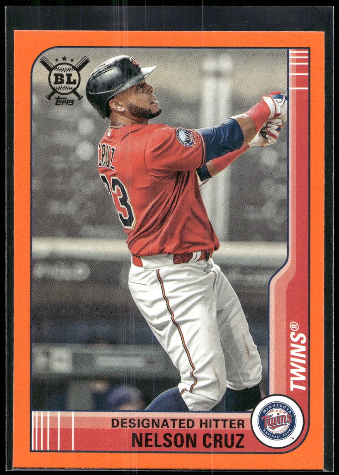 2021 Topps Big League #214 Nelson Cruz Orange