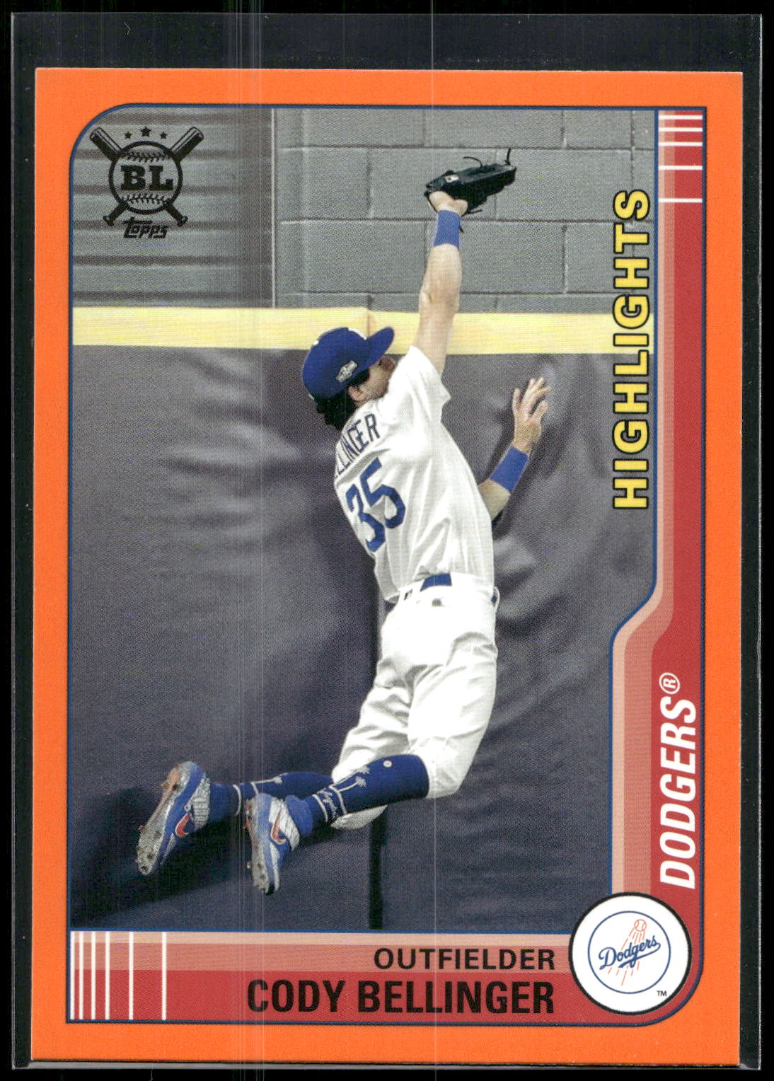 2021 Topps Big League #297 Cody Bellinger Orange