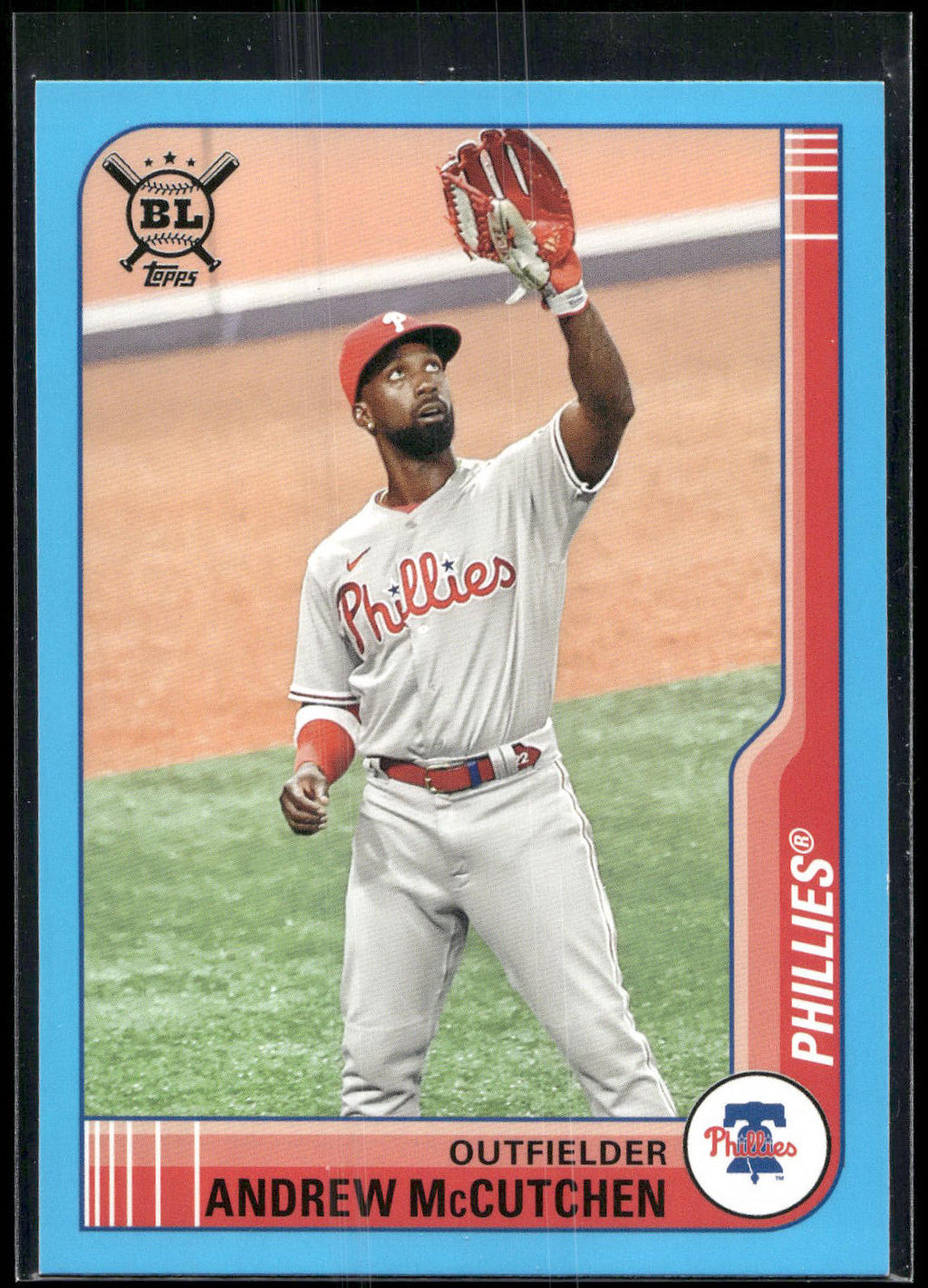 2021 Topps Big League #109 Andrew McCutchen Electric Blue