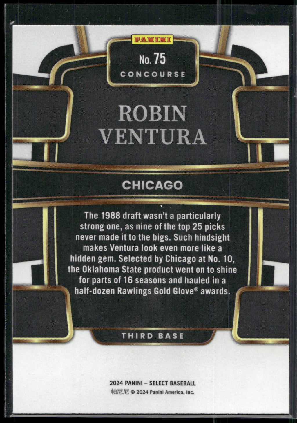 2024 Panini Select #75 Robin Ventura