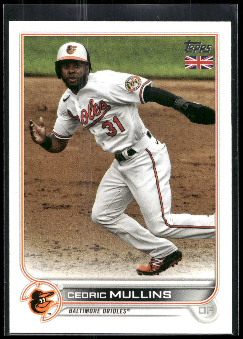 2022 Topps UK Edition #119 Cedric Mullins