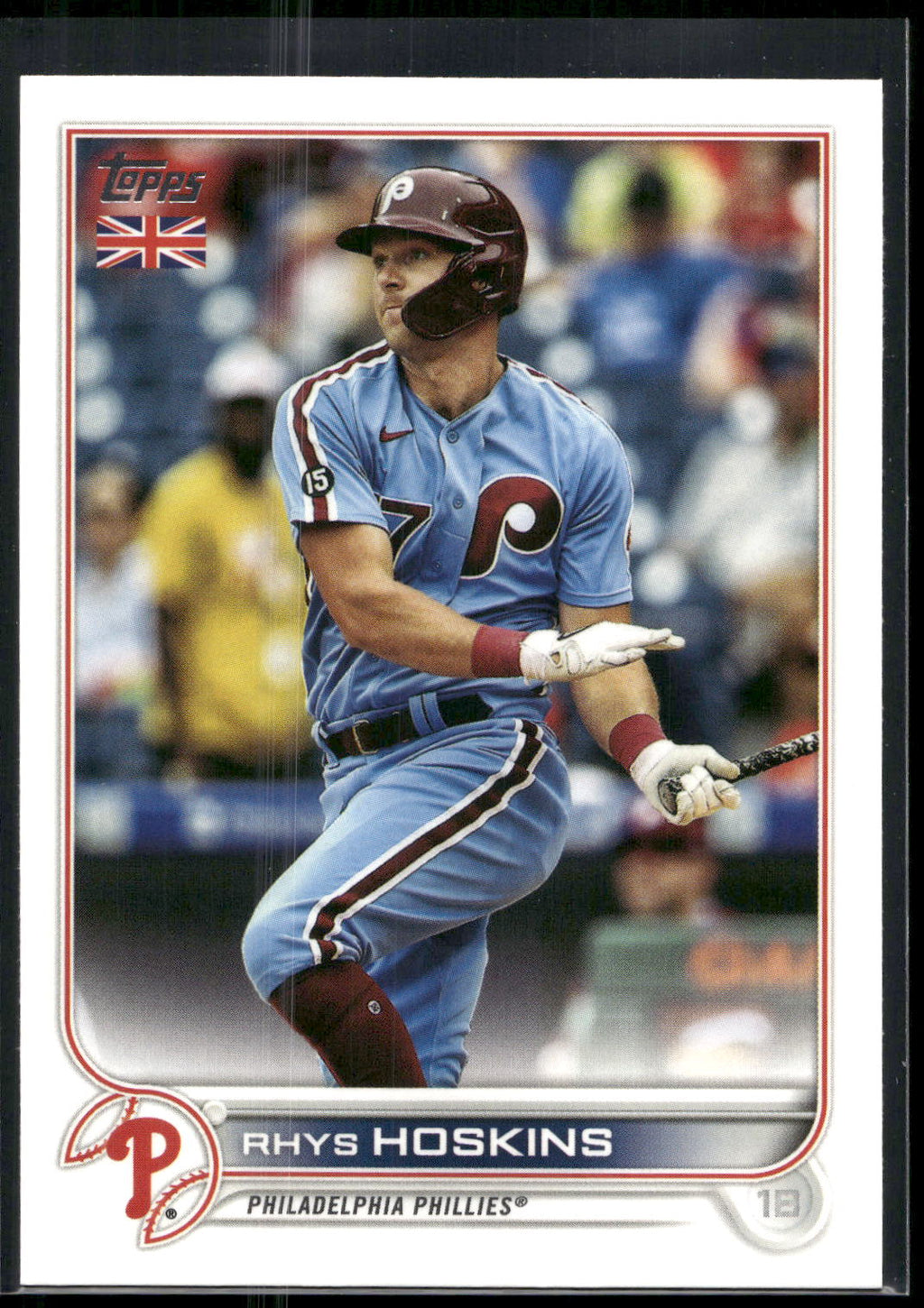 2022 Topps UK Edition #82 Rhys Hoskins