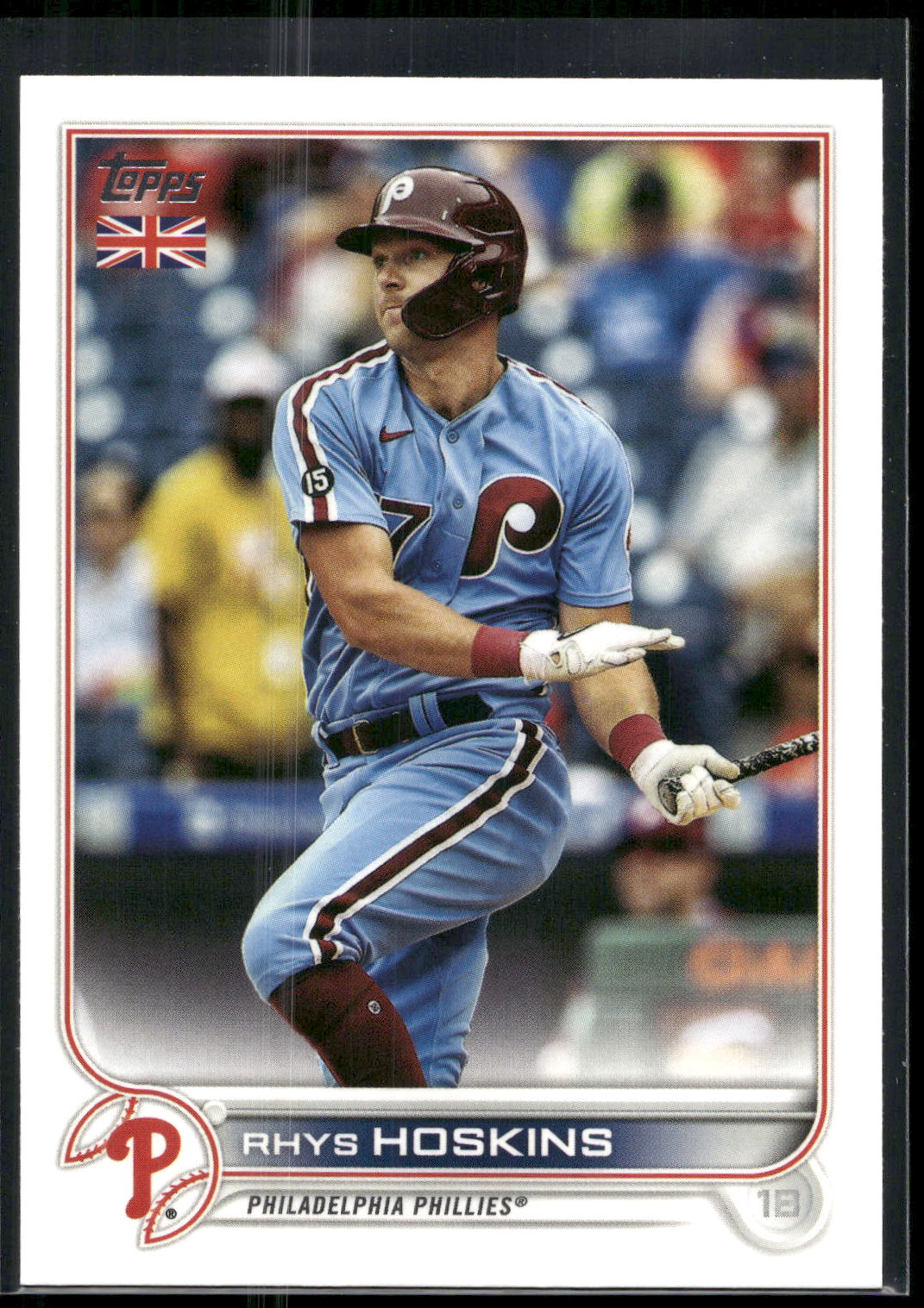 2022 Topps UK Edition #82 Rhys Hoskins
