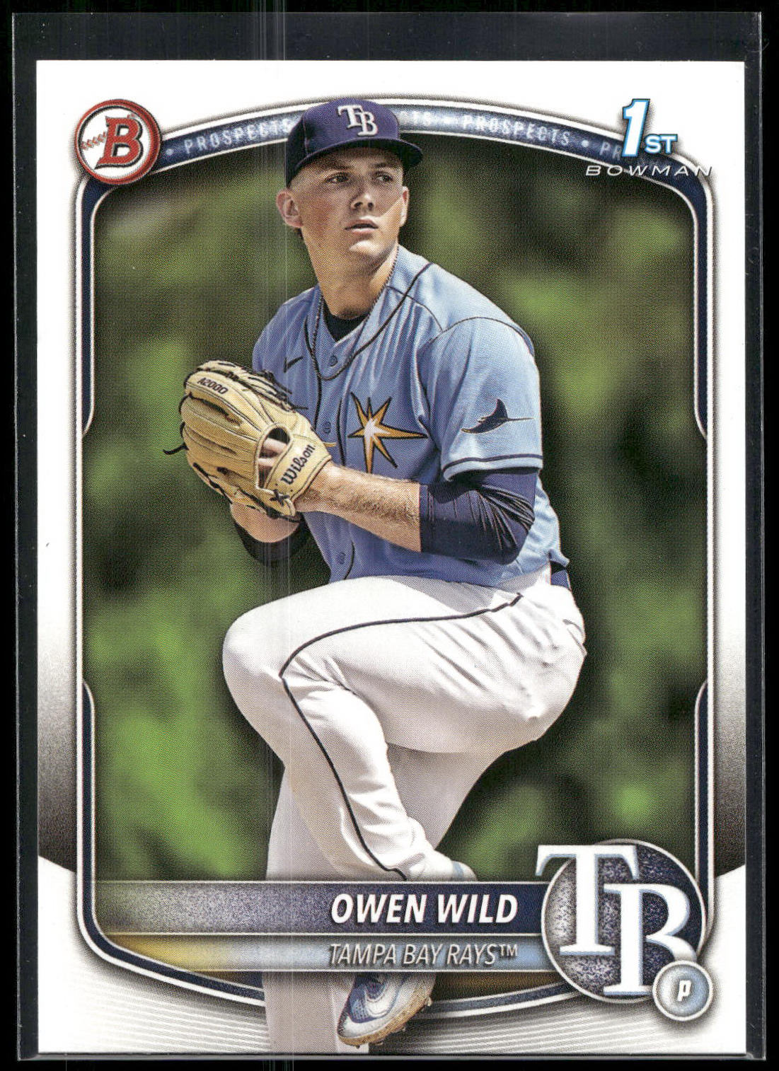 2025 Bowman #BP-14 Owen Wild Prospects