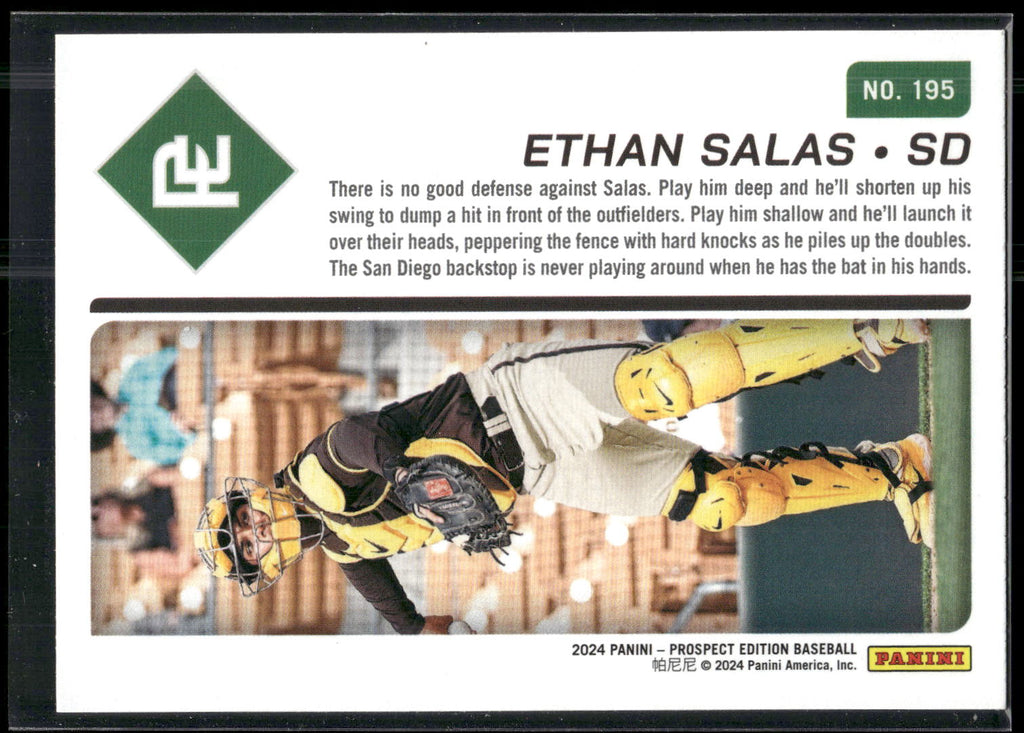 2024 Panini Prospect Edition #195 Ethan Salas