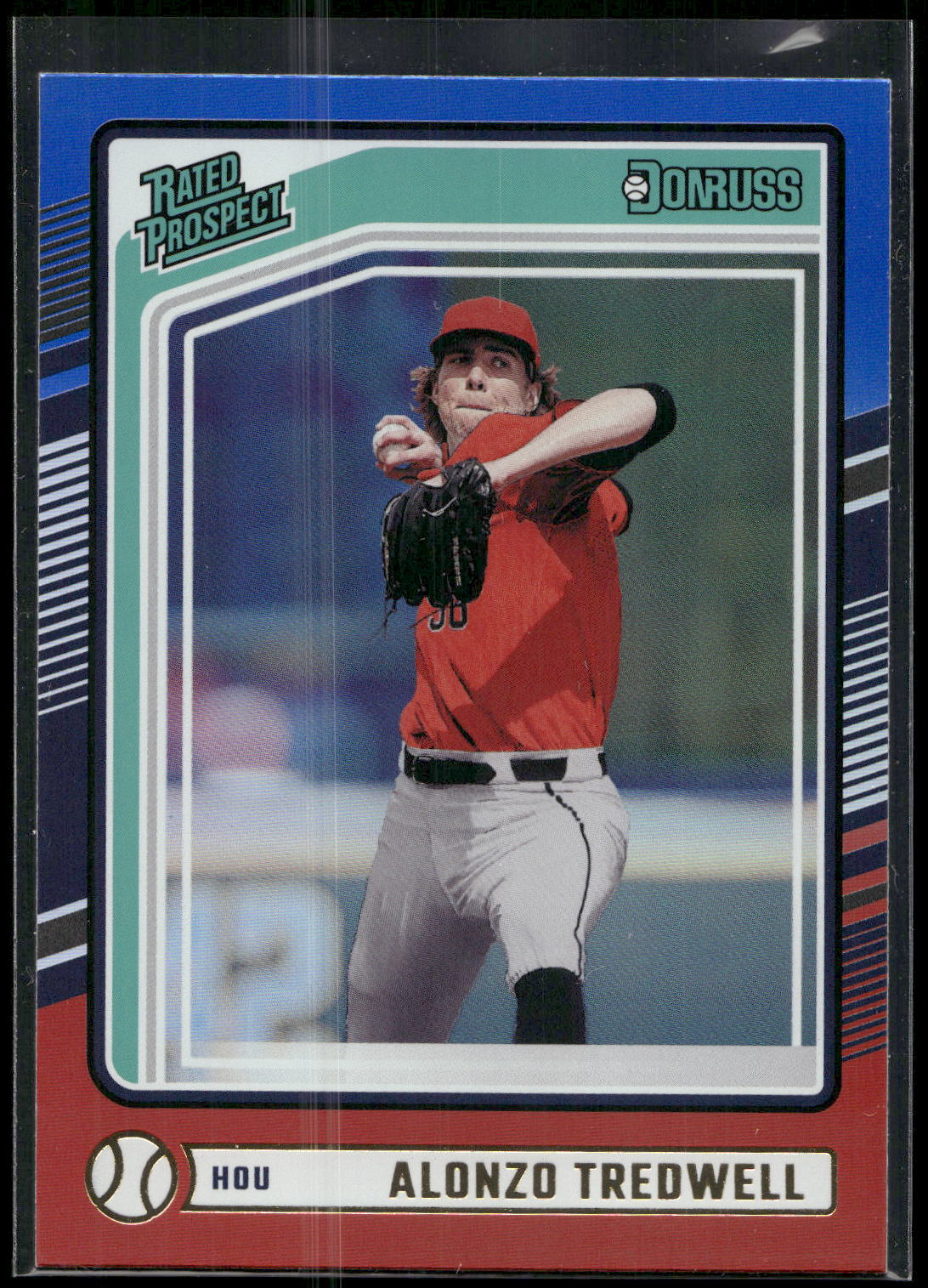 2024 Donruss #157 Alonzo Tredwell Red and Blue