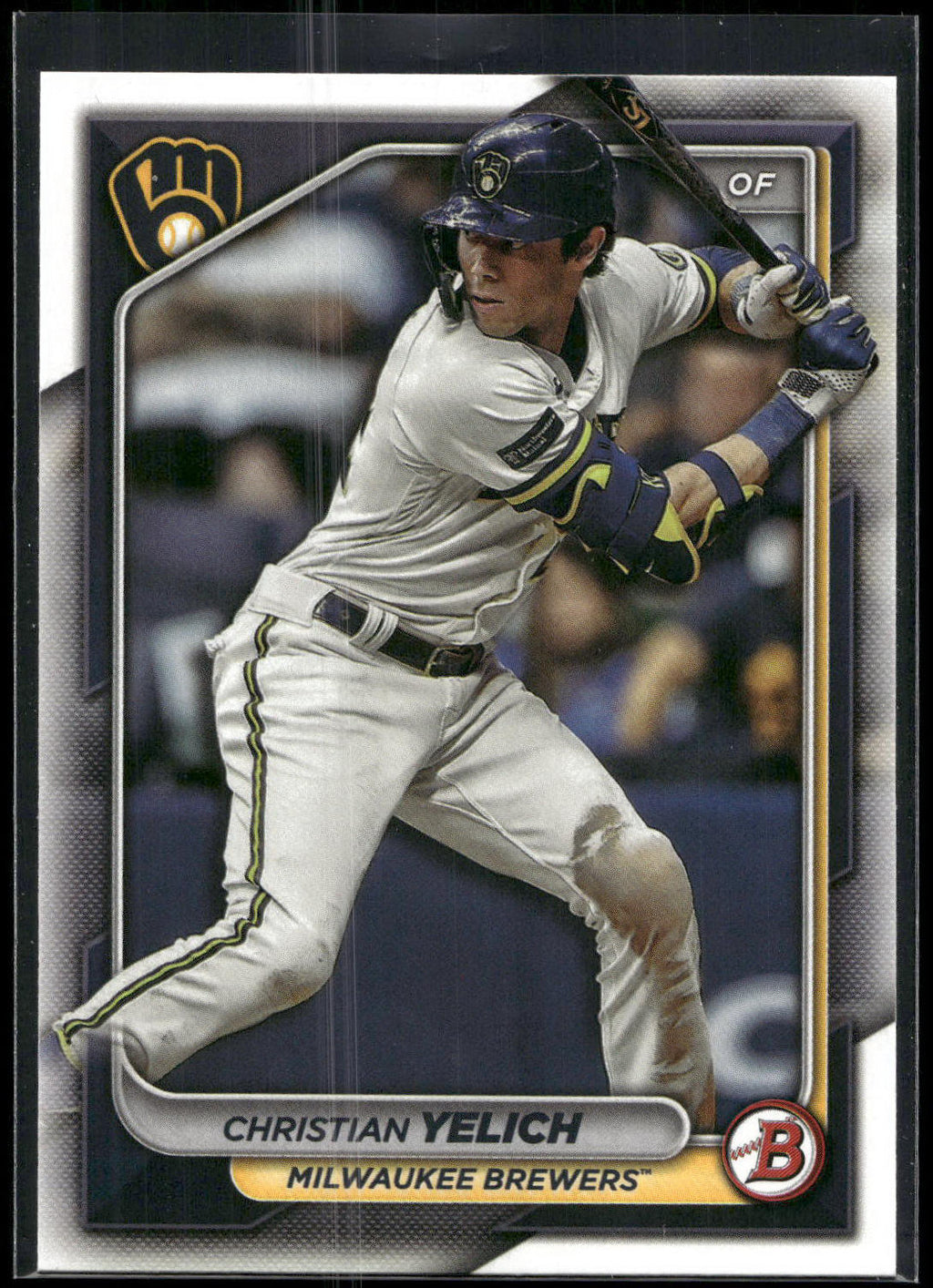 2024 Bowman #34 Christian Yelich