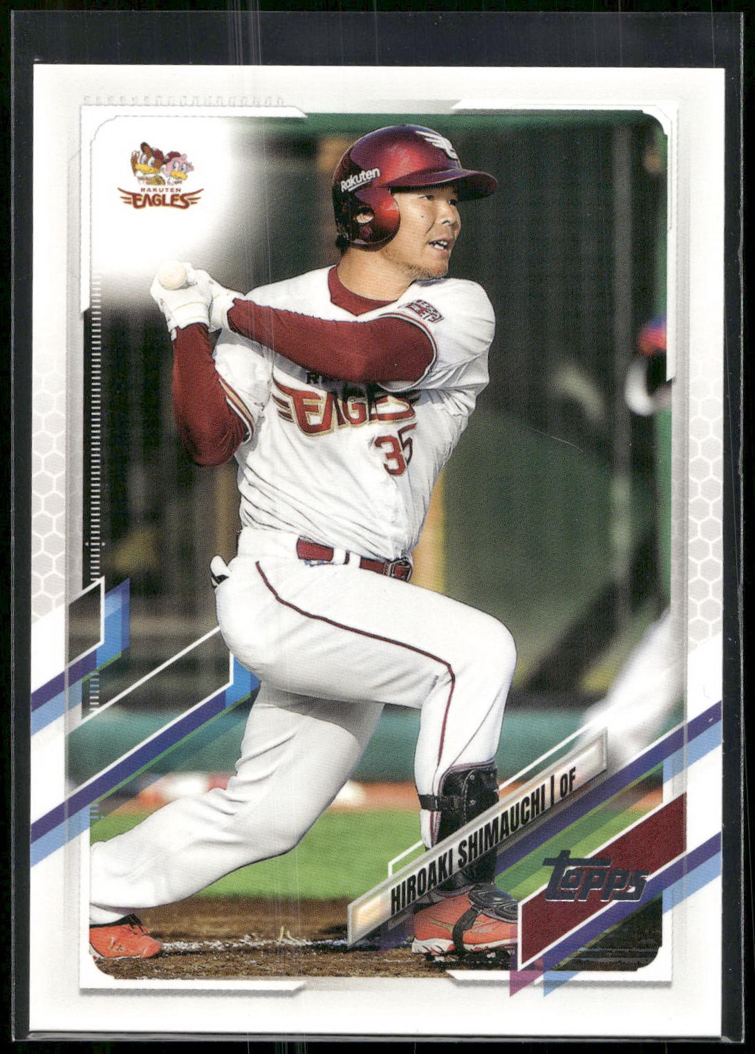 2021 Topps NPB #66 Hiroaki Shimauchi