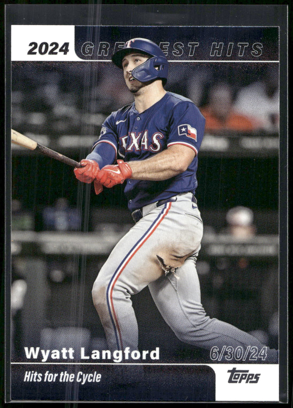 2025 Topps #GH-27 Wyatt Langford 2024 Greatest Hits