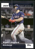 2025 Topps #GH-27 Wyatt Langford 2024 Greatest Hits