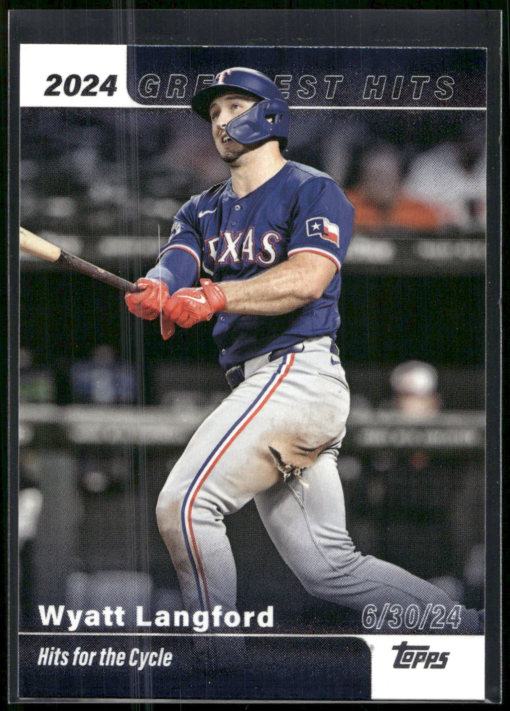 2025 Topps #GH-27 Wyatt Langford 2024 Greatest Hits