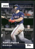 2025 Topps #GH-27 Wyatt Langford 2024 Greatest Hits