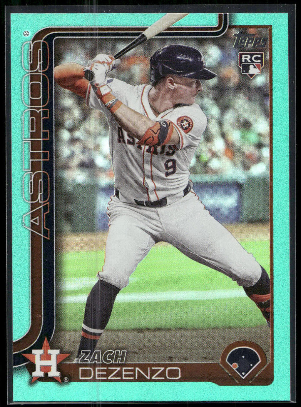 2025 Topps #89 Zach Dezenzo Aqua Holo Foil