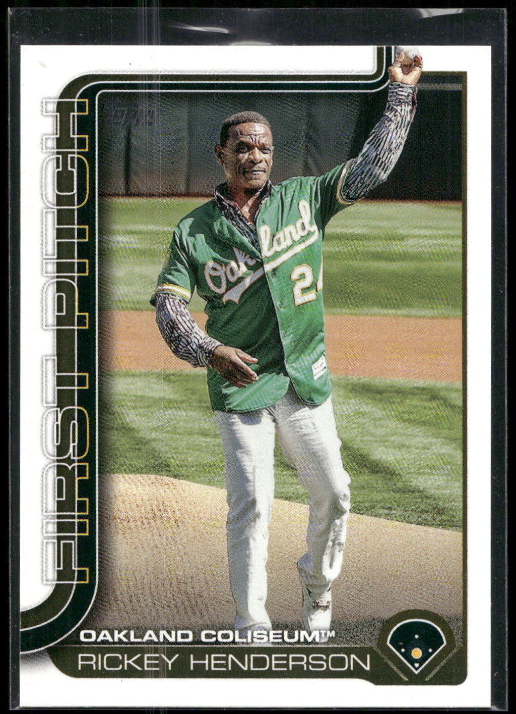 2025 Topps #FP2-3 Rickey Henderson First Pitch (Series Two)