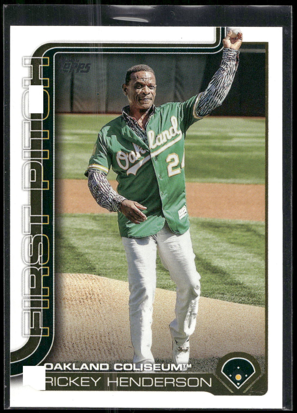 2025 Topps #FP2-3 Rickey Henderson First Pitch (Series Two)