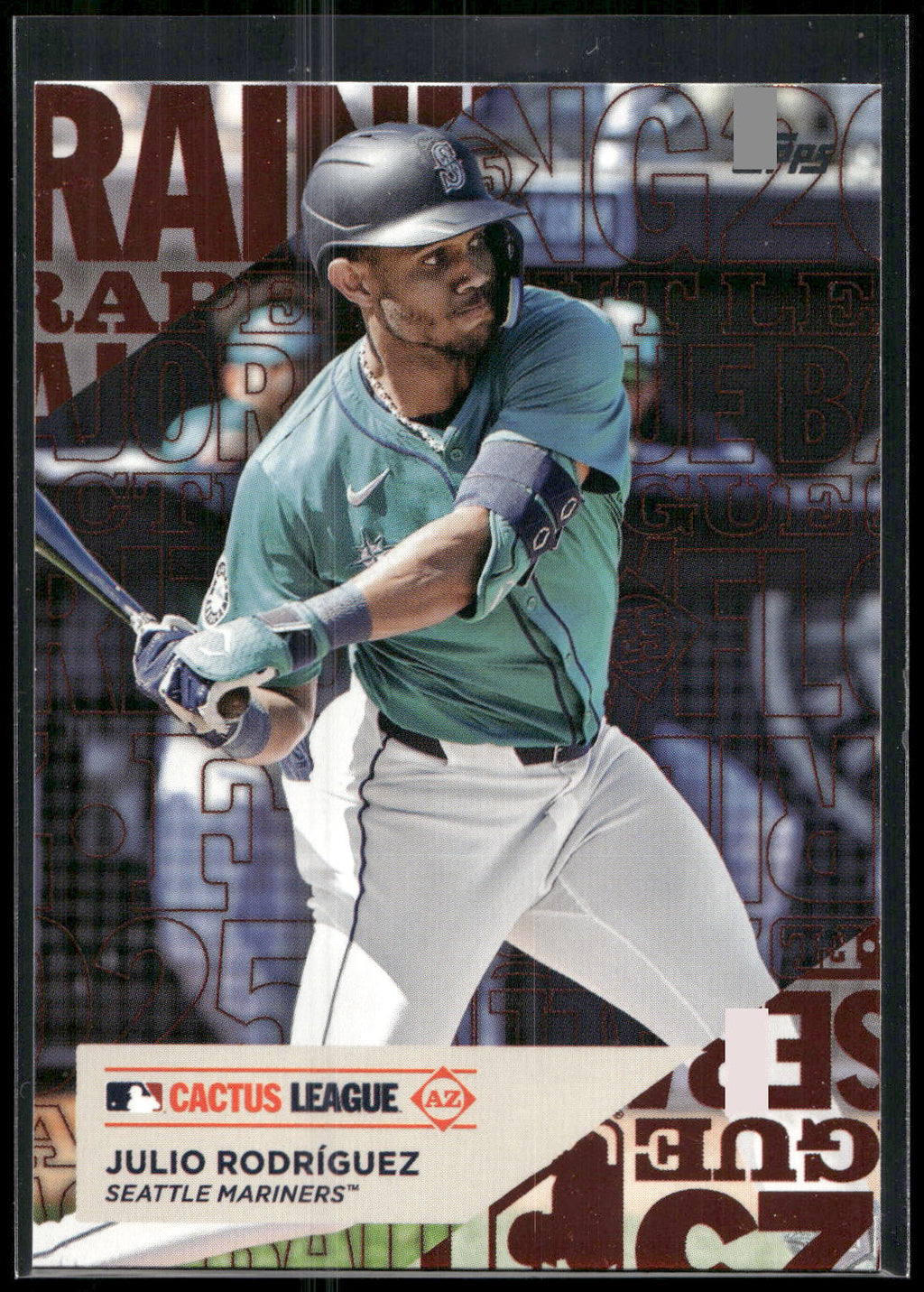 2025 Topps #TG-5 Julio Rodríguez Training Grounds