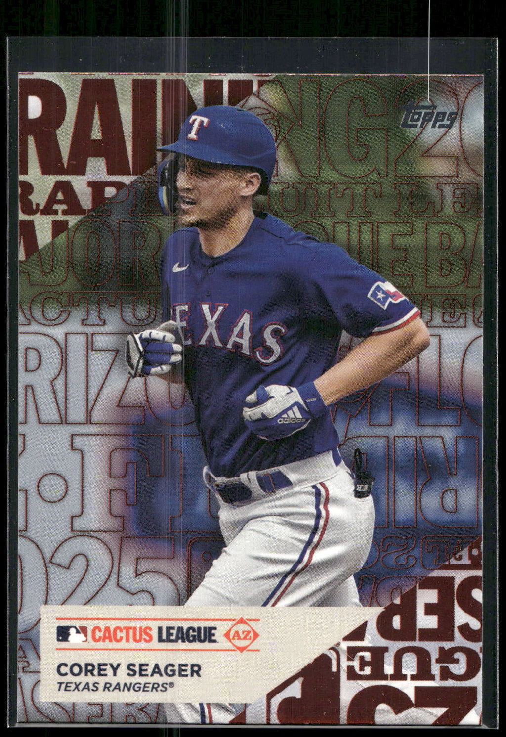 2025 Topps #TG-14 Corey Seager Training Grounds