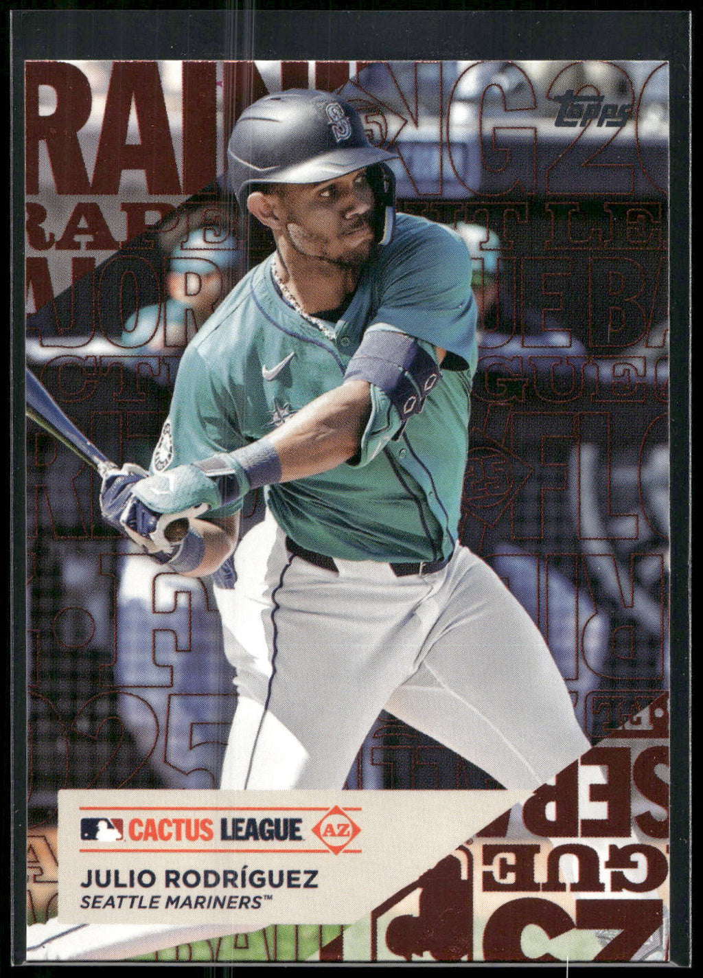 2025 Topps #TG-5 Julio Rodríguez Training Grounds