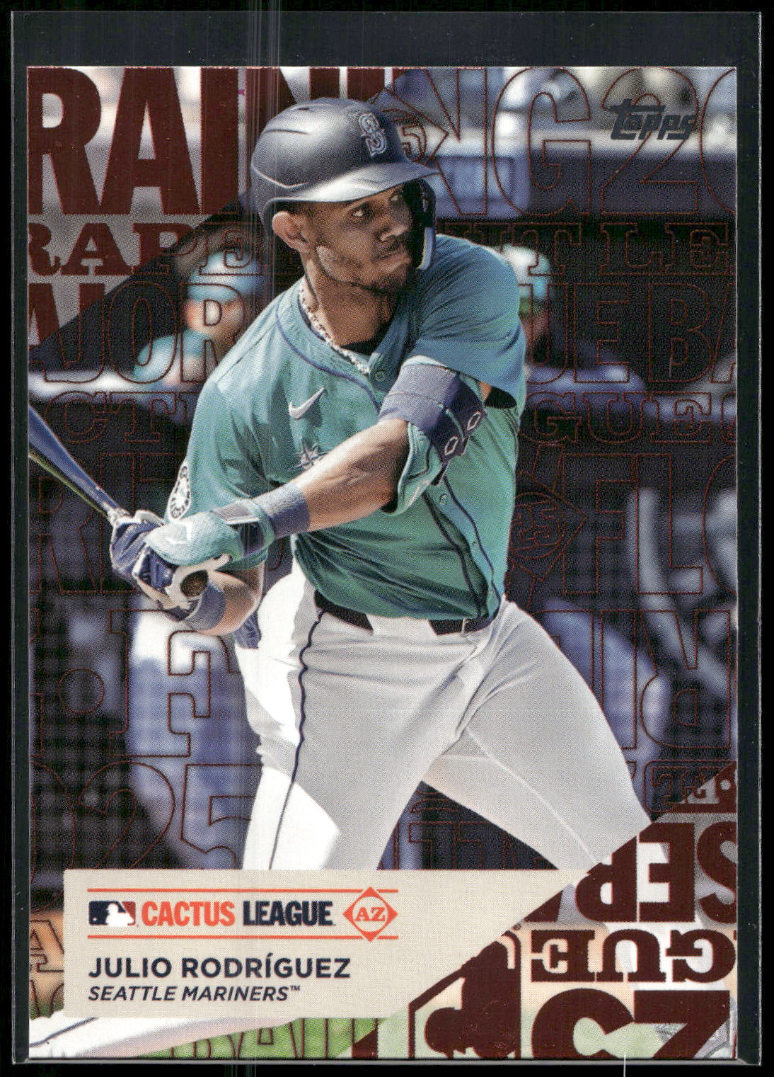2025 Topps #TG-5 Julio Rodríguez Training Grounds