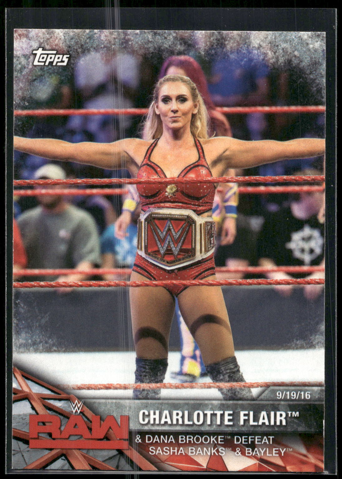 2017 Topps WWE Women's Division #WWE-7 Charlotte / Dana Brooke WWE Matches