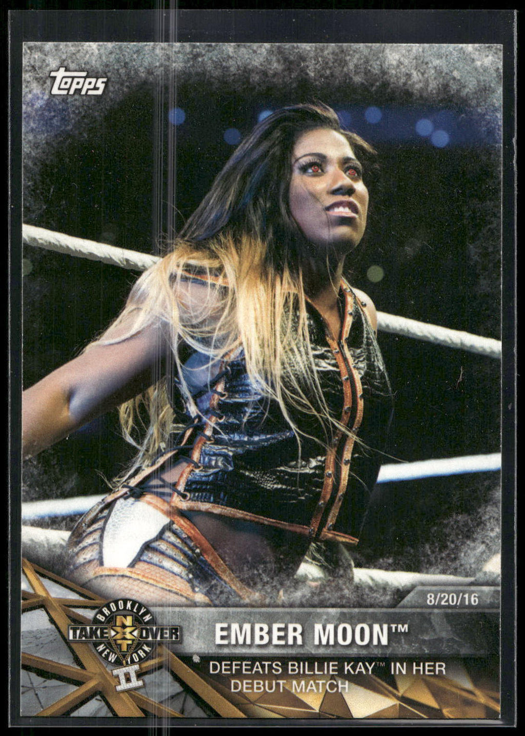 2017 Topps WWE Women's Division #NXT-20 Ember Moon NXT Matches and Moments