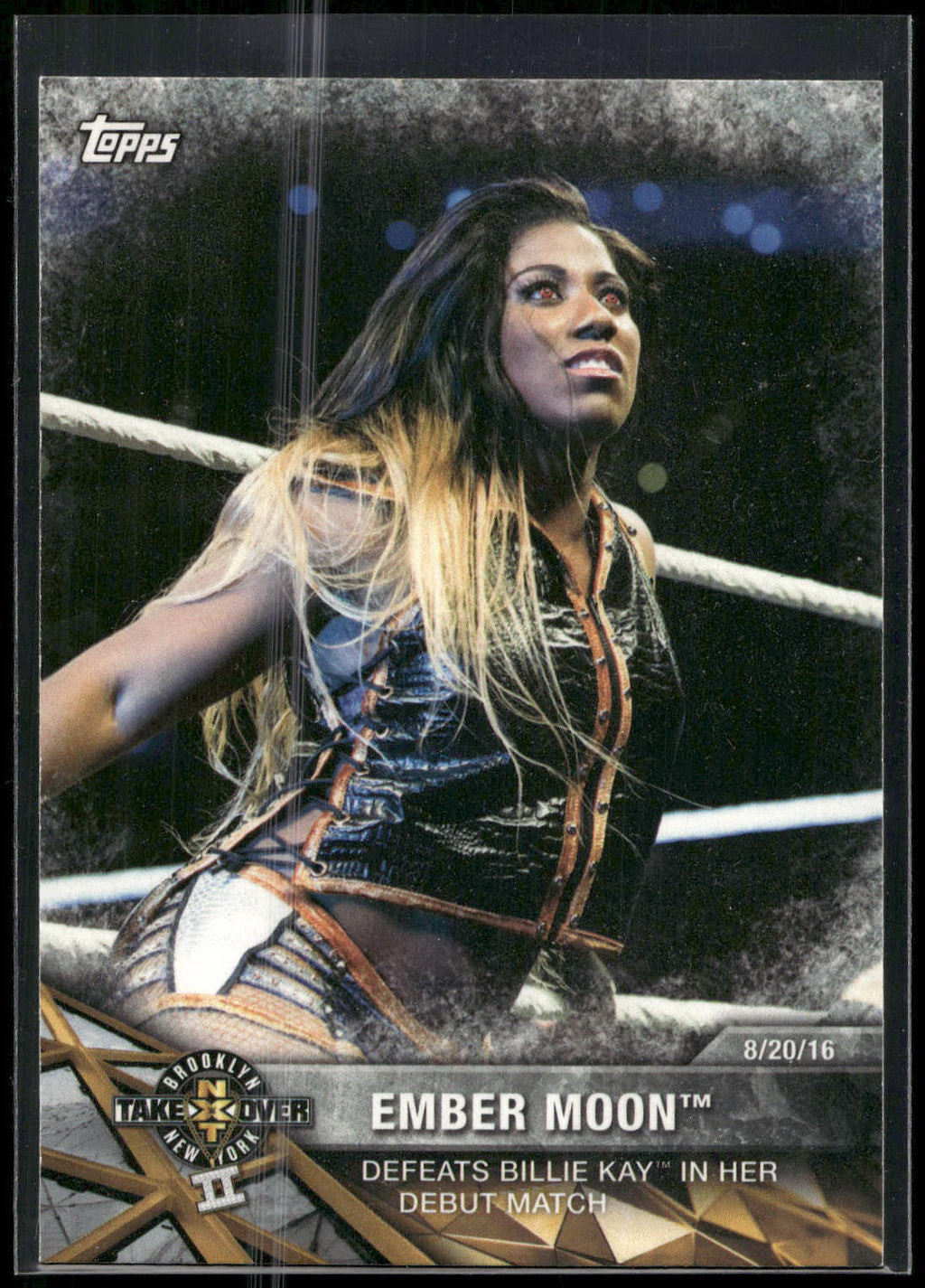 2017 Topps WWE Women's Division #NXT-20 Ember Moon NXT Matches and Moments